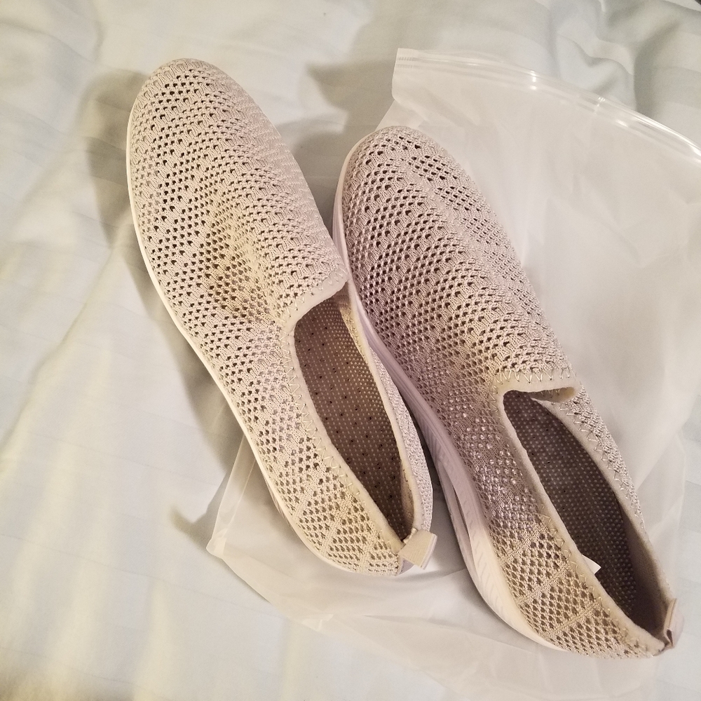 NWOT Gray Slip On Sneakers